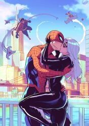 black_cat_(marvel), doctor_octopus, felicia_hardy, green_goblin, norman_osborn
