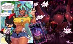 brazilian_miku, hatsune_miku, shadow_the_hedgehog, sega, sonic_(series)