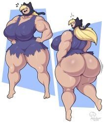 susan_strong, adventure_time, mehdrawings, 1girls, big_breasts
