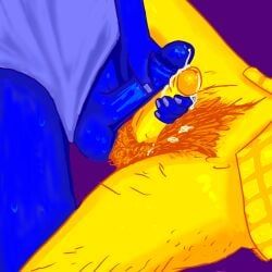 blue_(deltarune), yellow_(deltarune), deltarune, deltarune_chapter_5, balls