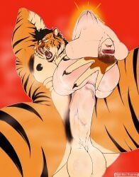 depictionexpress, abdominal_bulge, anal, anal_penetration, anthro