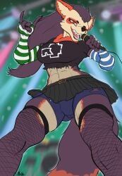 rammstein, 1girls, abs, anthro, anthro_female