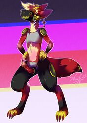 protogen, ambiguous_gender, anthro, dildo, genitals