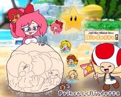 birdetta_(princessbirdetta), original_character, princess_daisy, princess_peach, princess_rosalina
