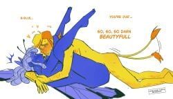 blue_(deltarune), yellow_(deltarune), deltarune, deltarune_chapter_5, anal