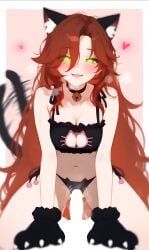 zavalr, indie_virtual_youtuber, melonprime, 1girl1boy, aroused