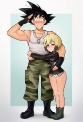 erica_hartmann, goku, son_goku, dragon_ball, dragon_ball_super