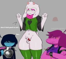 kris_(deltarune), kris_dreemurr, nubert, ralsei, susie_(deltarune)