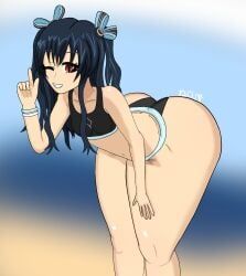 uni_(neptunia), neptunia_(series), ass, beach, big_ass