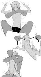 original, fucafucamold, 2boys, asphyxiation, bar_censor