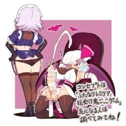 remilia_scarlet, remilia_scarlet_(takorin), sakuya_izayoi, touhou, touhou_futanari_scarlet_escape