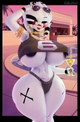 gta_vi_cover_girl, marie_(cally3d), marionette_(fnaf), puppet_(fnaf), fazclaire's_nightclub
