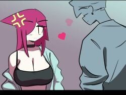 narine_sunder_(iwillsunder), iwillsunder, between_breasts, breasts, giant_female