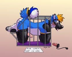 keplin, redfeatherstorm, after_sex, anal_plug, anthro