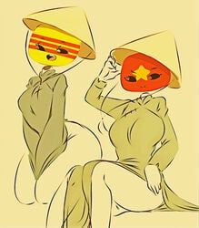 south_vietnam_(countryhumans), vietnam_(countryhumans), countryhumans, countryhumans_girl, flawsy