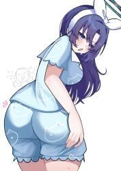 doodle_sensei_(blue_archive), sensei_(blue_archive), yuuka_(blue_archive), yuuka_(pajamas)_(blue_archive), blue_archive