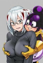 fuyumi_todoroki, mineta_minoru, mineta_minoru_(hero_outfit), minoru_mineta, minoru_mineta_(hero_outfit)