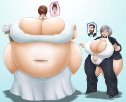 original, saturnxart, 2girls, after_transformation, bbw