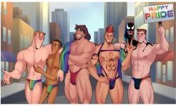 eddie_brock, luca_(paranorman), mitch_downe, oc, rex_reavis