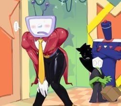 battat_(deltarune), jongler_(deltarune), pippins_(deltarune), pluey_(deltarune), shadowguy_(deltarune)