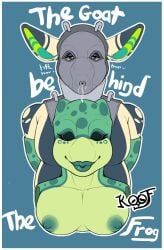koofdragon, amphibian, anthro, asphyxiation, bodily_fluids