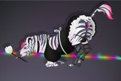 huskii-s, anal, anal_plug, anal_sex, banana_(alex_the_zebra)
