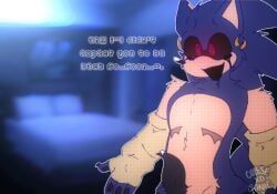 curse_(sonic.exe), bedroom, chest_scar, ftm, hedgehog