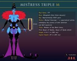 mistress_triple_m_(darkinkduck), original_character, darkinkduck, 1boy, 1girls