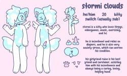animal_genitalia, anthro, butt, cloud_pattern, domestic_cat