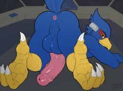 falco_lombardi, nintendo, star_fox, eaglerick, 4_toes