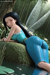 silvermist, disney_fairies, patreon, spicytoonai, 1girl