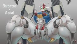 gundam_aerial, gundam, mobile_suit_gundam, 5_fingers, antennae_(anatomy)