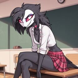 octavia_(helluva_boss), helluva_boss, anthro, avian, avian_humanoid