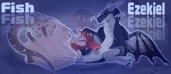 mythology, anthro, black_body, black_scalera, black_scales