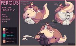 sv3n, anthro, anus, balls, belly