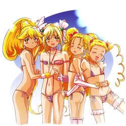 cure_echo, cure_lemonade, cure_peace, kasugano_urara, kujou_hikari
