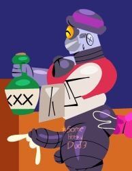 barley_(brawl_stars), brawl_stars, somehornydud3, anal_insertion, beer_bottle