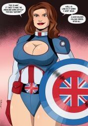 captain_carter, hayley_atwell, peggy_carter, power_girl_(cosplay), marvel