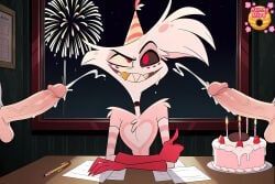 hazbin_hotel, hazbin_hotel_(season_2), angeldust, hard, hunnyhive(artist)