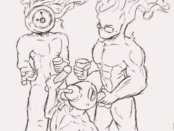 dante_(limbus_company), grillby, whitty, whitty_(fnf_mod), whitty_(friday_night_funkin)