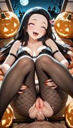 kamado_nezuko, nezuko_kamado, demon_slayer, halloween, kimetsu_no_yaiba
