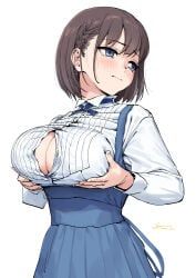 kaedeko_(kaedelic), big_breasts, breasts_grab, female