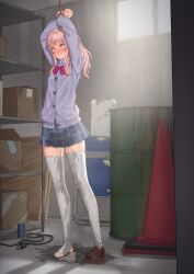 akiyama_mizuki, project_sekai, yuzu_koshou_(yuzukosyooisi), 1other, arms_up