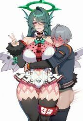 cecilia_(zenless_zone_zero), nangong_yu_(zenless_zone_zero)_(cosplay), wise_(zenless_zone_zero), angels_of_delusion, zenless_zone_zero