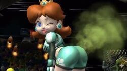 princess_daisy, mario_(series), mario_strikers, nintendo, 1girls