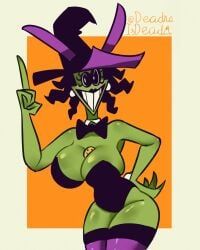 aspen_moor, spooky_month, deadraisdead, 1girls, black_hair