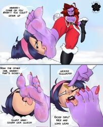 mommy_mearest, nene_(newgrounds), christmas, friday_night_funkin, newgrounds