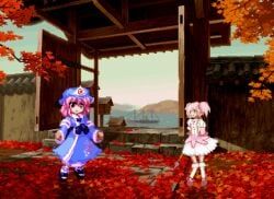 madoka_kaname, yuyuko_saigyouji, m.u.g.e.n, mahou_shoujo_madoka_magica, touhou