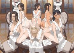 original, throtem, 6+girls, 8girls, ass