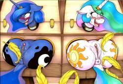 princess_celestia_(mlp), princess_luna_(mlp), my_little_pony, my_little_pony_friendship_is_magic, angry